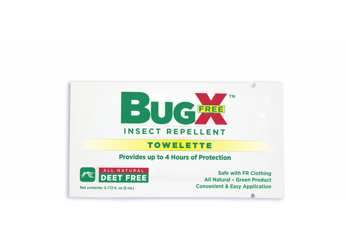 BugX DEET FREE Insect Repellent Wipes, 100 Per Box - BS-FAK-18-810-1-FM