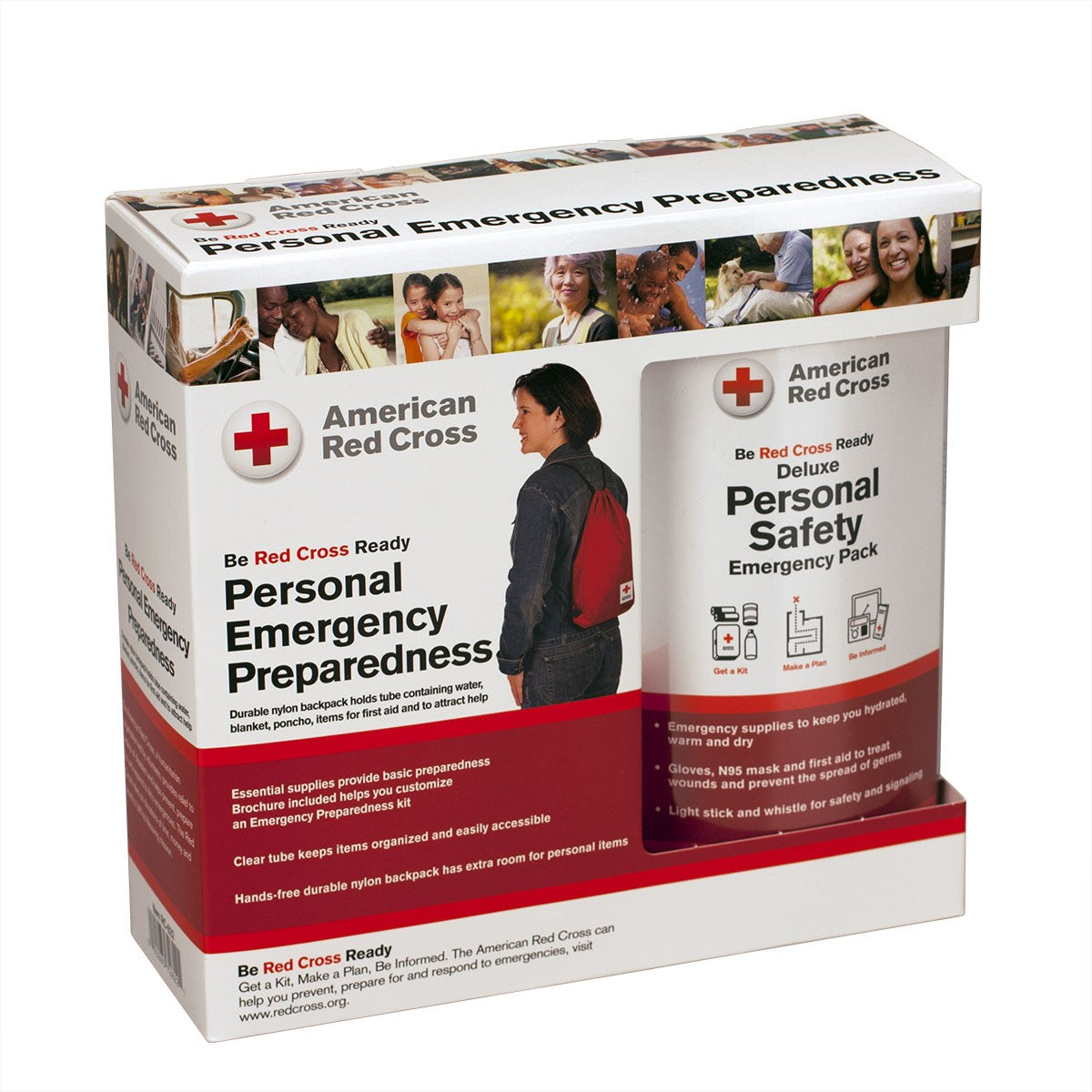 American Red Cross Deluxe Personal Safety Emergency Pack - W-RC-622